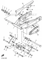 SWINGARM for Yamaha THUNDERCAT 1998