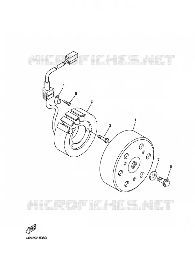 IGNITION Yamaha MOTO 1000 1998 R1  YZF-R1 R1