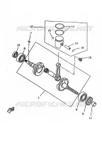 CRANKSHAFT / PISTON for Yamaha BOOSTER 1997