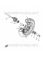 FRONT WHEEL for Yamaha BOOSTER 1997