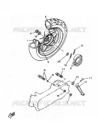 REAR WHEEL for Yamaha BOOSTER 1997