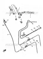 HANDLEBAR & CABLES for Yamaha BOOSTER 1997