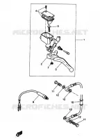 REAR BRAKE MASTER CYLINDER for Yamaha AEROX 1997