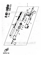 FRONT FORK for Yamaha AEROX 1997