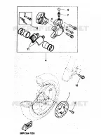 FRONT BRAKE CALIPER for Yamaha AEROX 1997