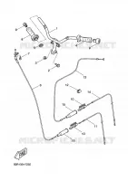 HANDLEBAR & CABLES for Yamaha AEROX 1997