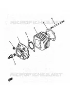 CYLINDER HEAD  for Yamaha YA 1996