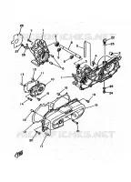 CRANKCASE for Yamaha YA 1996