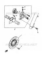 FRONT BRAKE CALIPER for Yamaha YA 1996