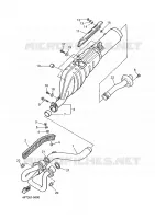 EXHAUST for Yamaha XTE 1995