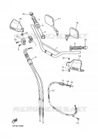 HANDLEBAR & CABLES for Yamaha XTE 1995