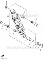 SWINGARM / SHOCK ABSORBER for Yamaha XTE 1995