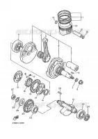 CRANKSHAFT / PISTON for Yamaha XTE 1993