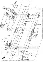 FRONT FORK for Yamaha XTE 1993