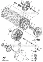 STARTER CLUTCH for Yamaha XTE 1993
