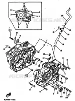 CRANKCASE for Yamaha TT 1990