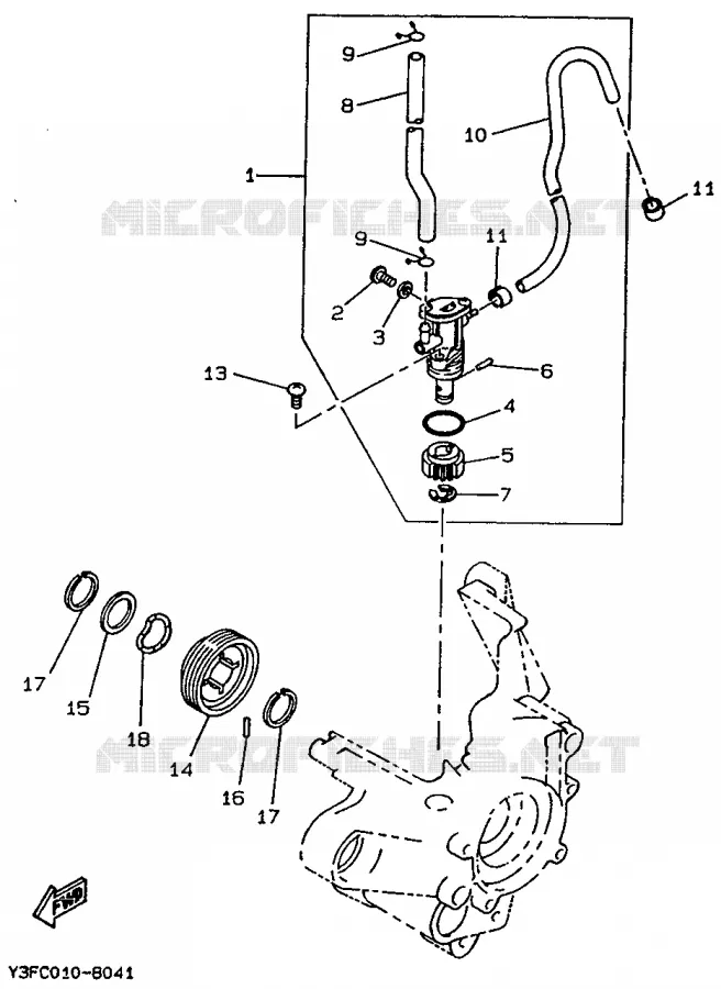 OIL PUMP Yamaha SCOOTER 50 1990 BOOSTER  CW50