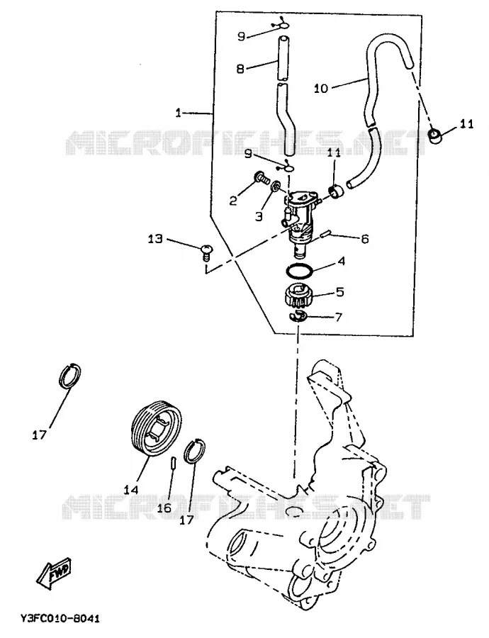 OIL PUMP Yamaha SCOOTER 50 1992 BOOSTER  CW50