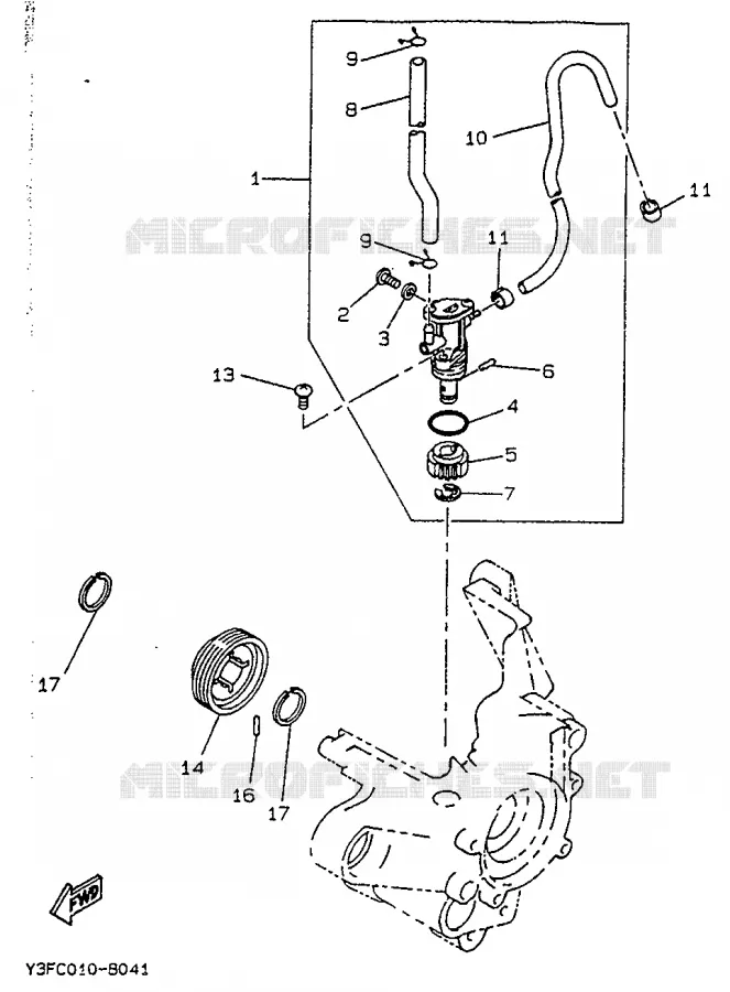 OIL PUMP Yamaha SCOOTER 50 1992 BOOSTER  CW50