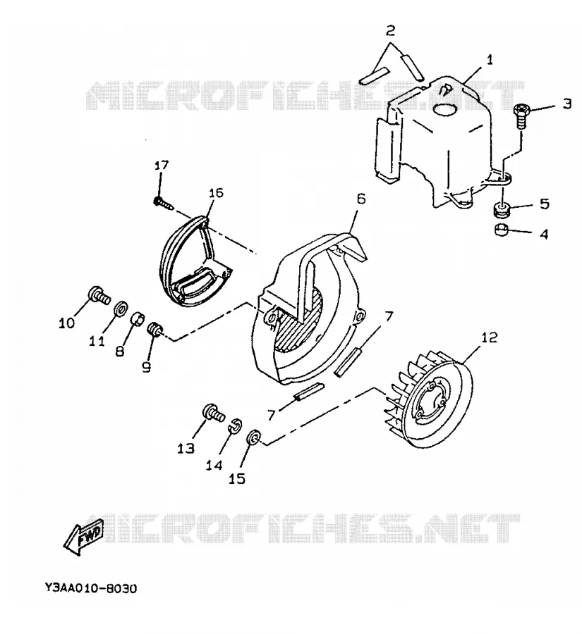 COVER Yamaha SCOOTER 50 1994 BOOSTER  CW50
