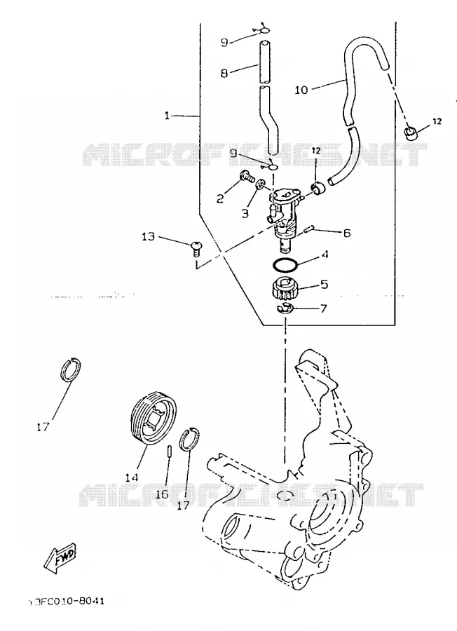 OIL PUMP Yamaha SCOOTER 50 1996 BOOSTER  CW50