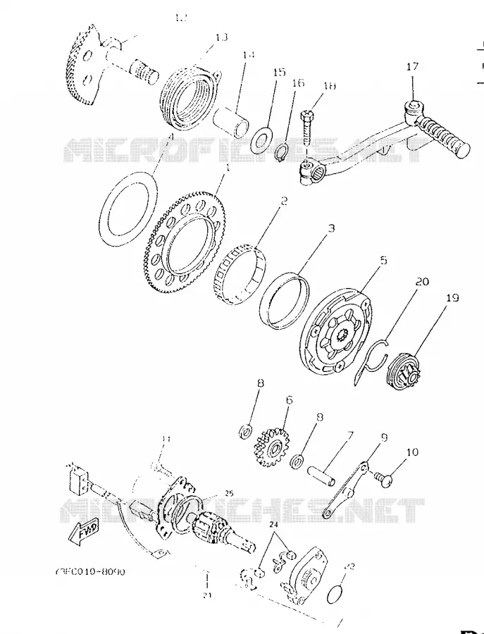 STARTER MOTOR Yamaha SCOOTER 50 1996 BOOSTER  CW50