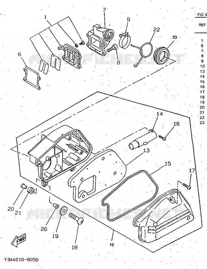 INTAKE Yamaha SCOOTER 50 1998 BOOSTER  CW50