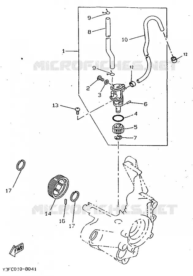 OIL PUMP Yamaha SCOOTER 50 1998 BOOSTER  CW50