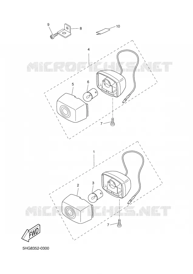 INDICATOR Yamaha SCOOTER 50 2001 BOOSTER  CW50