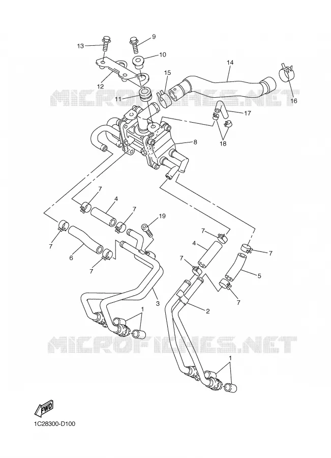 AIR INDUCTION SYSTEM AIS Yamaha MOTO 1000 2005 FAZER  FZS1000S FAZER _