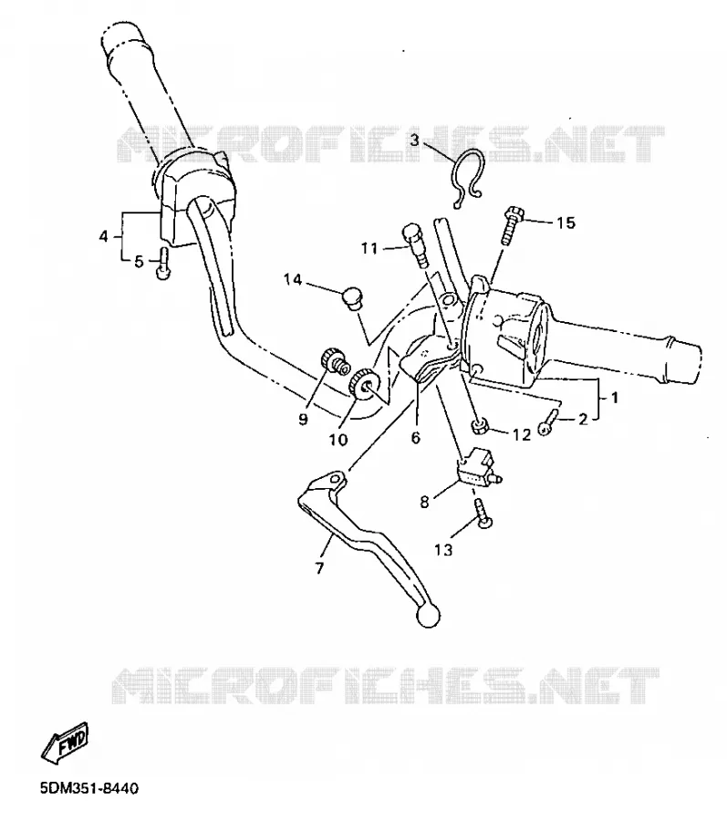 SWITCH / LEVER Yamaha MOTO 600 1998 FAZER  FZS600