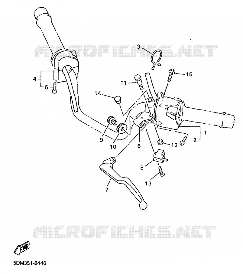 SWITCH / LEVER Yamaha MOTO 600 1999 FAZER  FZS600