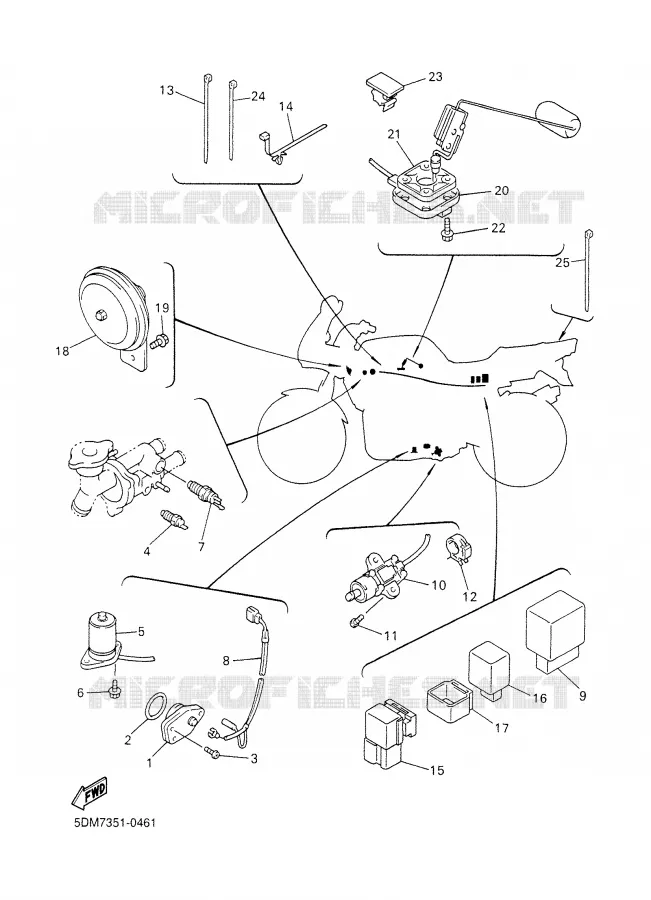 ELECTRICAL 2 Yamaha MOTO 600 2000 FAZER  FZS600