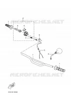 HANDLEBAR & CABLES for Yamaha DTR 2003