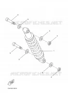 SWINGARM / SHOCK ABSORBER for Yamaha DTR 2003