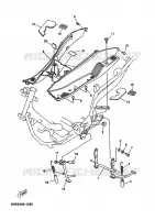 STAND / FOOTREST for Yamaha SKYLINER 2002