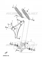 SWINGARM / SHOCK ABSORBER for Yamaha SKYLINER 2002