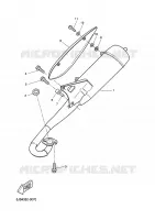 EXHAUST for Yamaha FLIPPER 2002