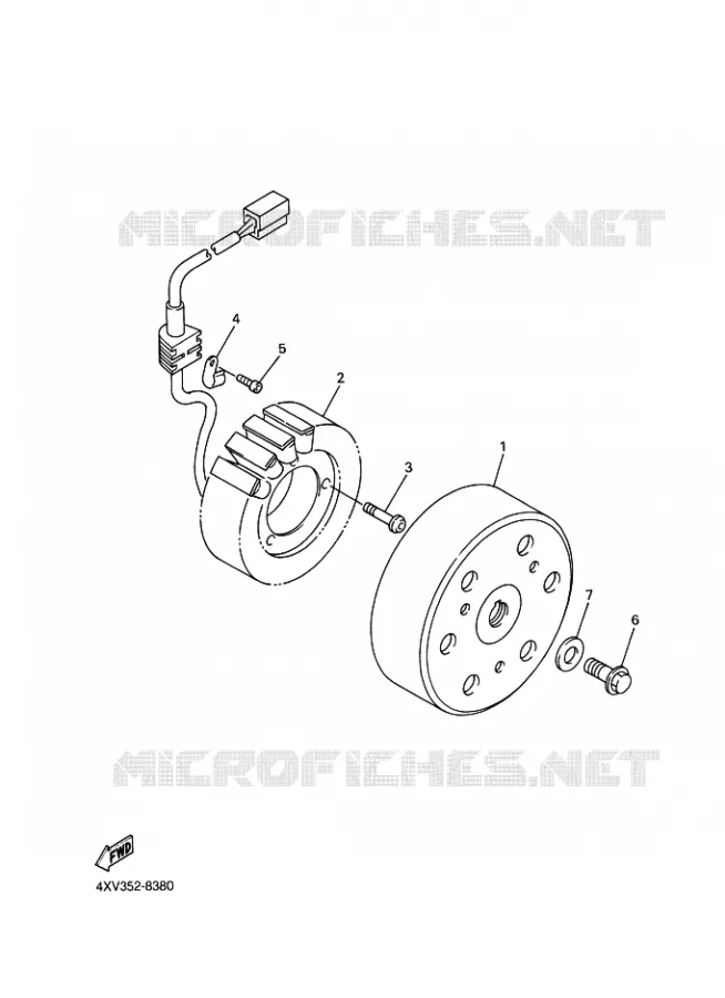 IGNITION Yamaha MOTO 1000 2002 R1  YZF-R1 R1