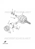 CRANKSHAFT / PISTON for Yamaha MAJESTY ABS 2001