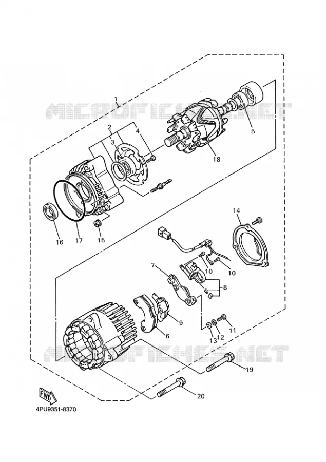 IGNITION Yamaha MOTO 1300 2000 XJR  XJR1300SP