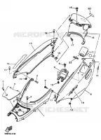 SIDE COVER for Yamaha SKYLINER 2000