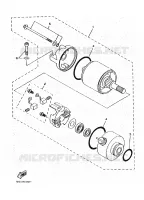 STARTER MOTOR for Yamaha SKYLINER 2000