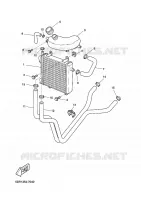 RADIATOR / HOSES for Yamaha AEROX 1999