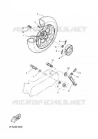 REAR WHEEL for Yamaha NEXT GENERATION 2005