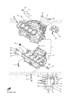 CRANKCASE for Yamaha FAZER 2005