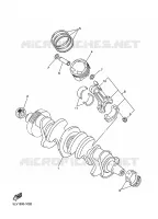 CRANKSHAFT / PISTON for Yamaha FAZER 2005