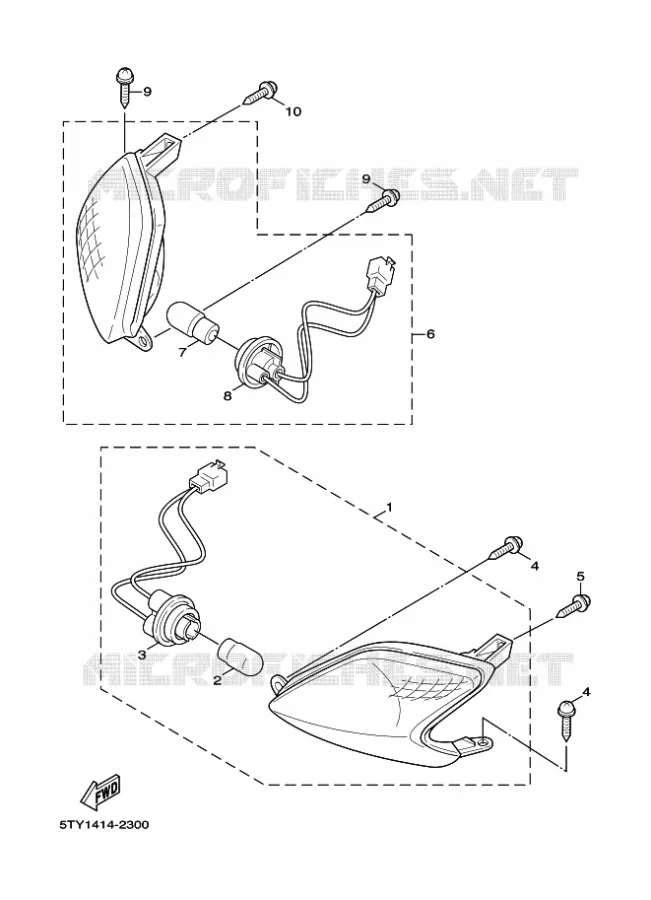 INDICATOR Yamaha SCOOTER 125 2005 FLAME X  XC125 FLAME  X