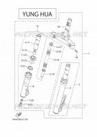 FRONT FORK 2 for Yamaha BOOSTER 2005