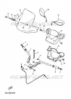 HANDLEBAR & CABLES for Yamaha SKYLINER 2007